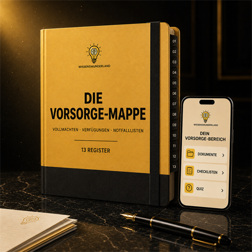 Vorsorge-Mappe – Produktdarstellung