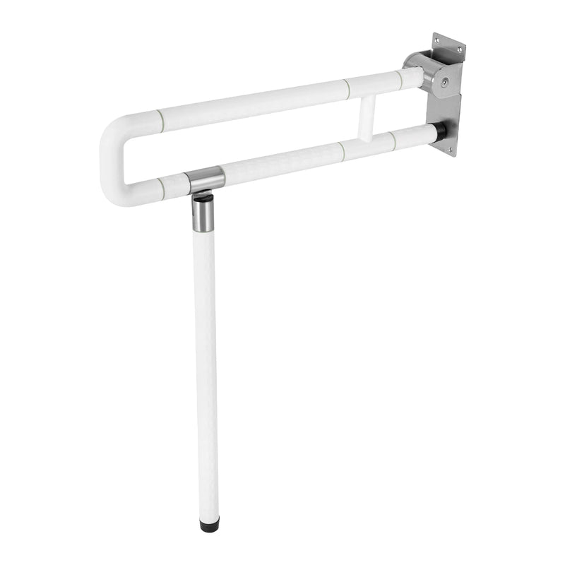 Klappbarer Toiletten-Stützgriff mit Stützfuß – Produktfoto
